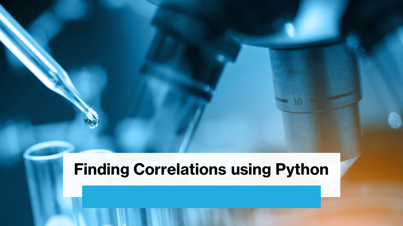 Correlation using Python