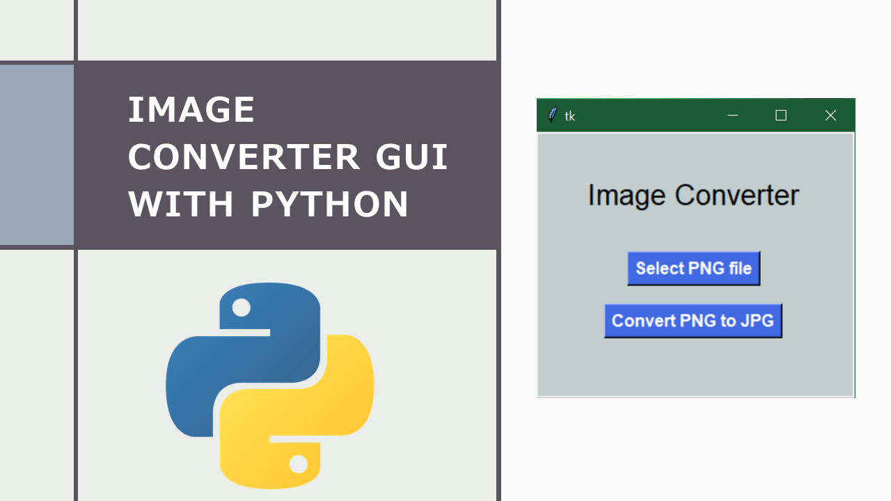 Image Converter GUI with Python