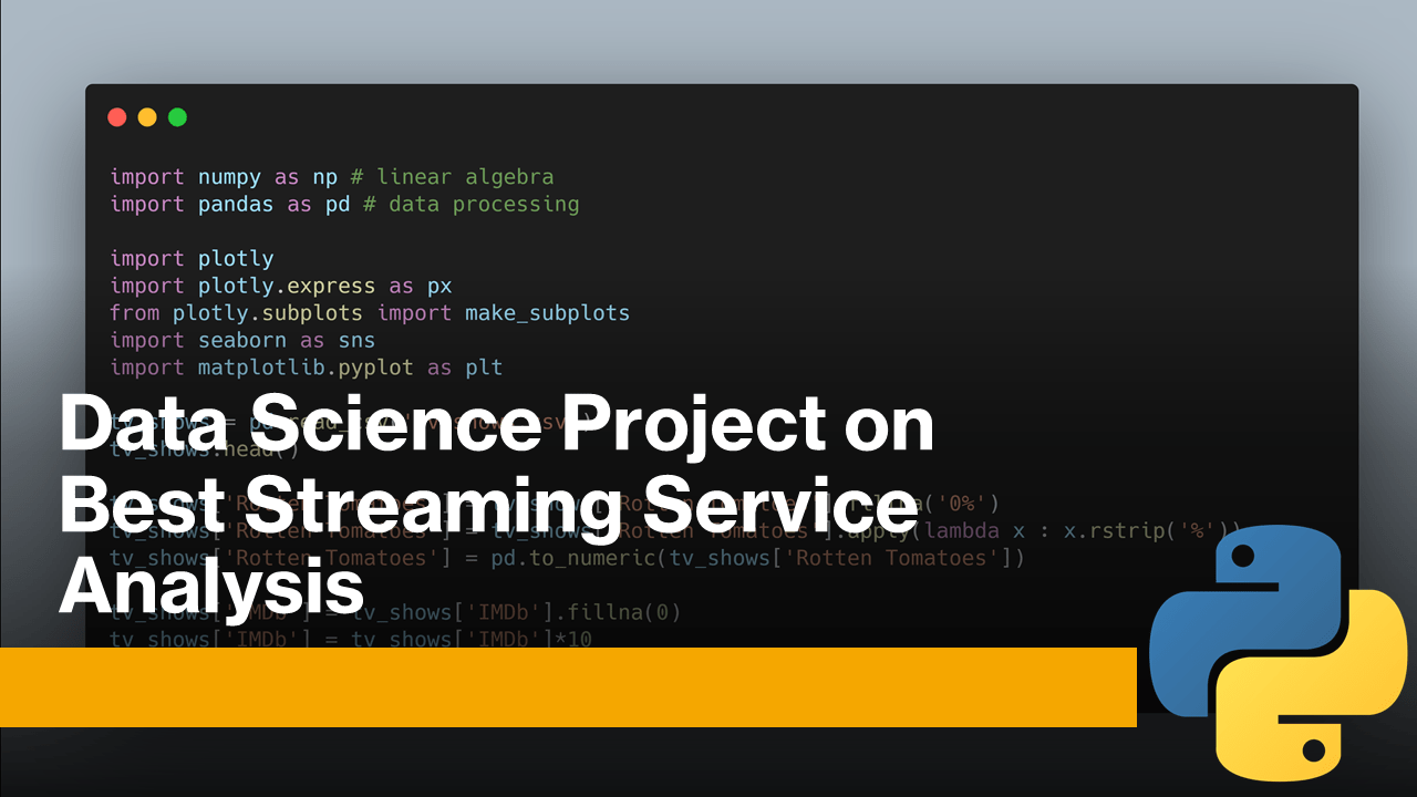 Best Streaming Service Analysis with Python