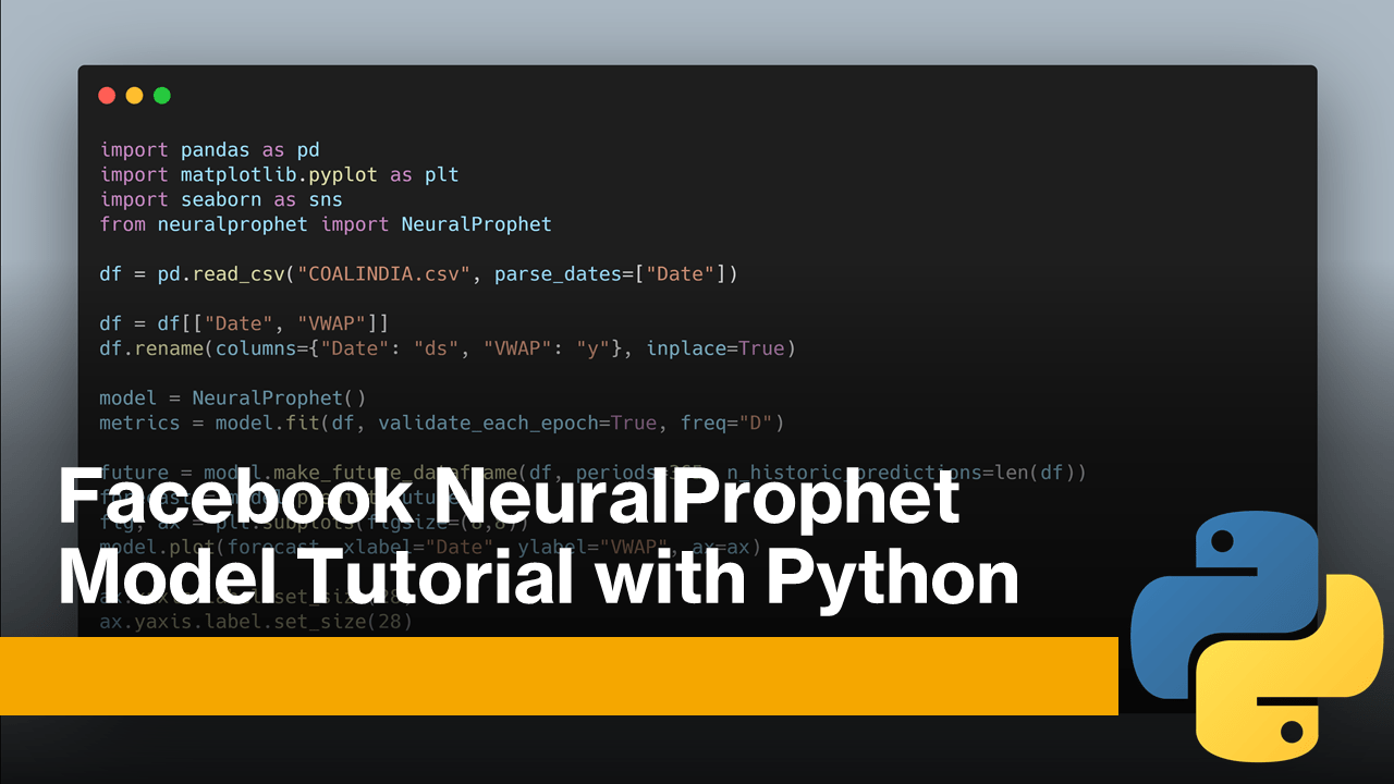 NeuralProphet Model with Python