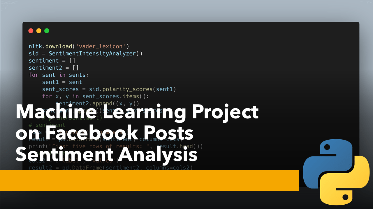 Facebook Posts Sentiment Analysis