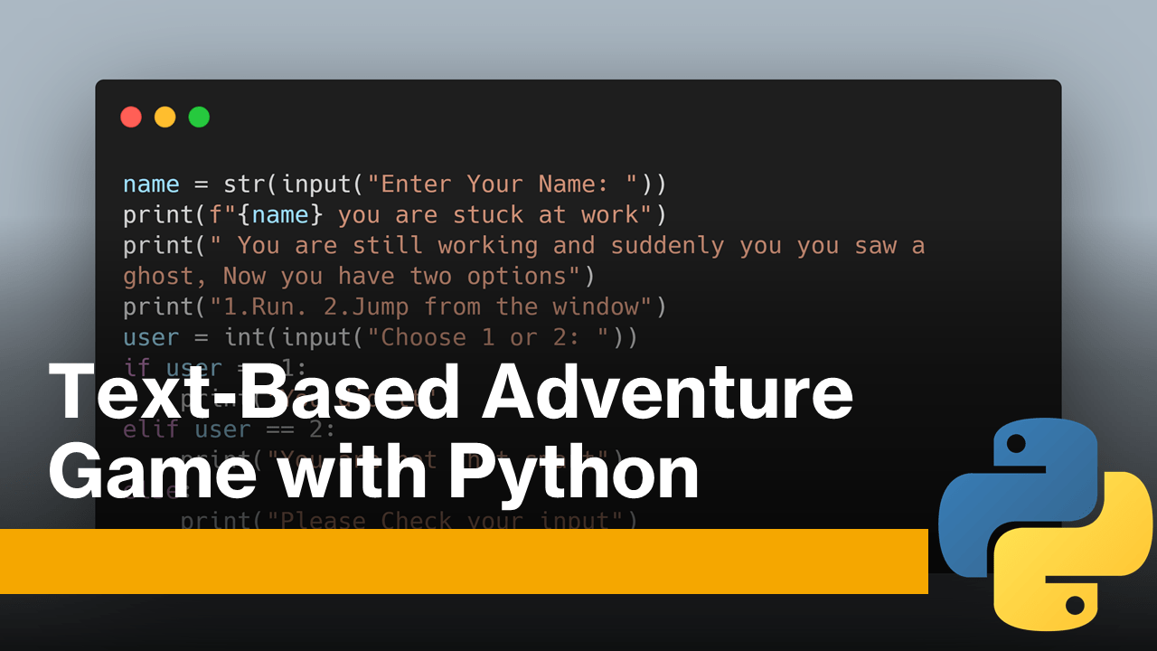 Text-Based Adventure Game with Python