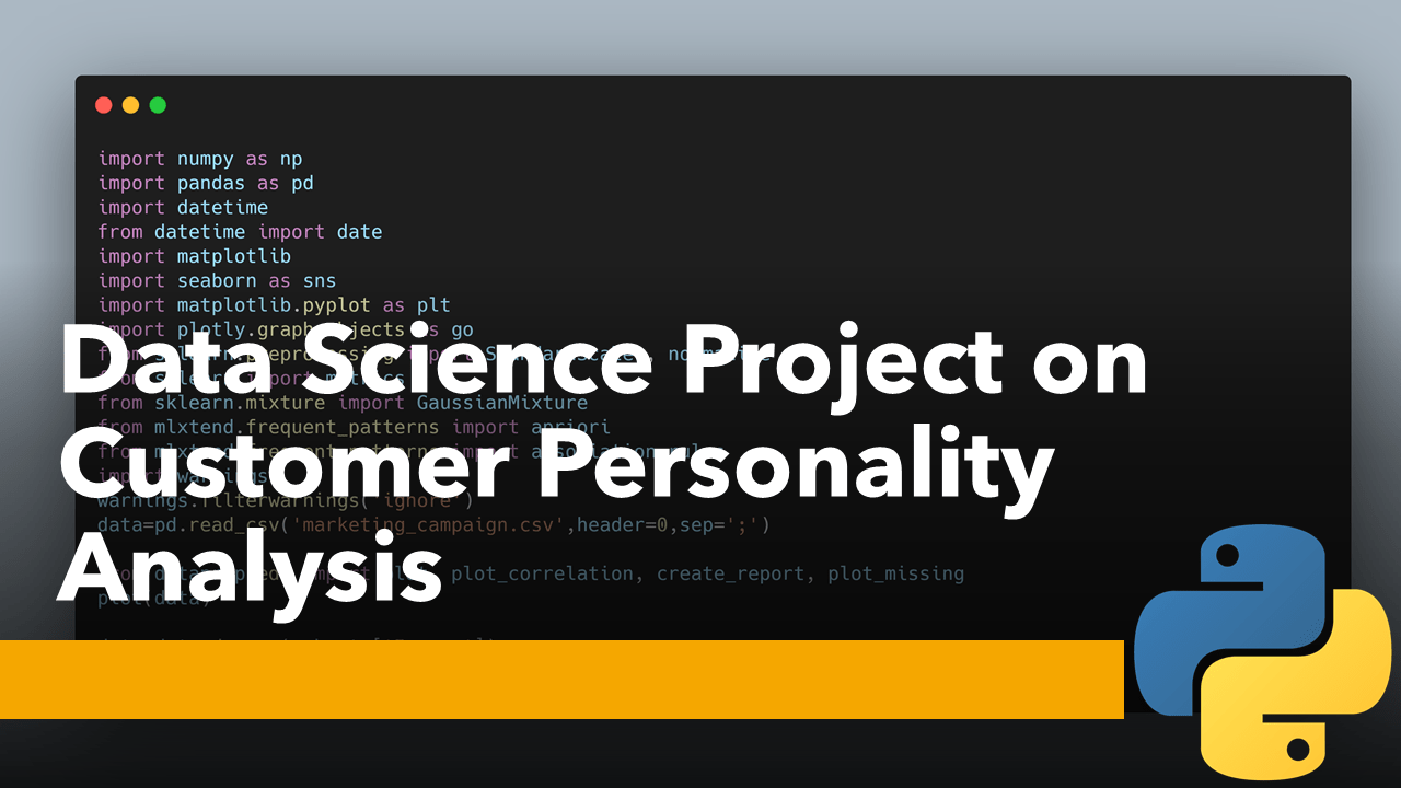 Customer Personality Analysis with Python