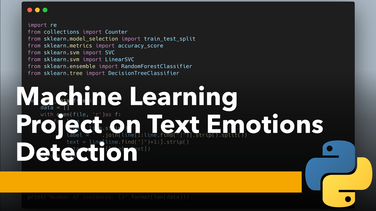Text Emotions Detection with Machine Learning