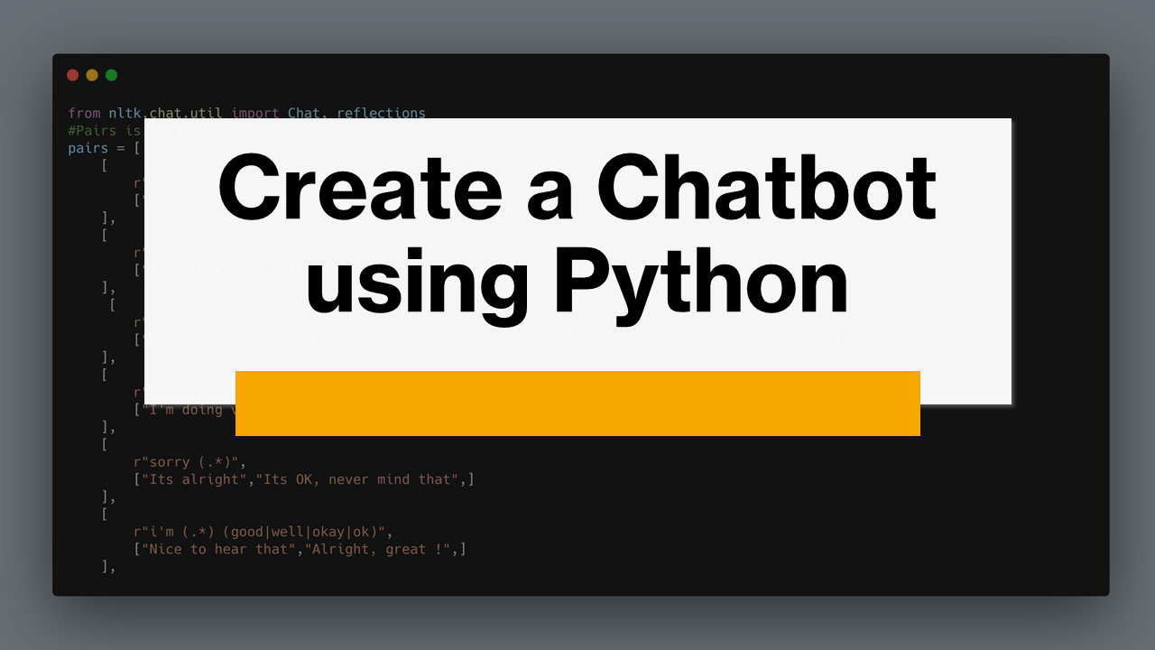 Chatbot using Python