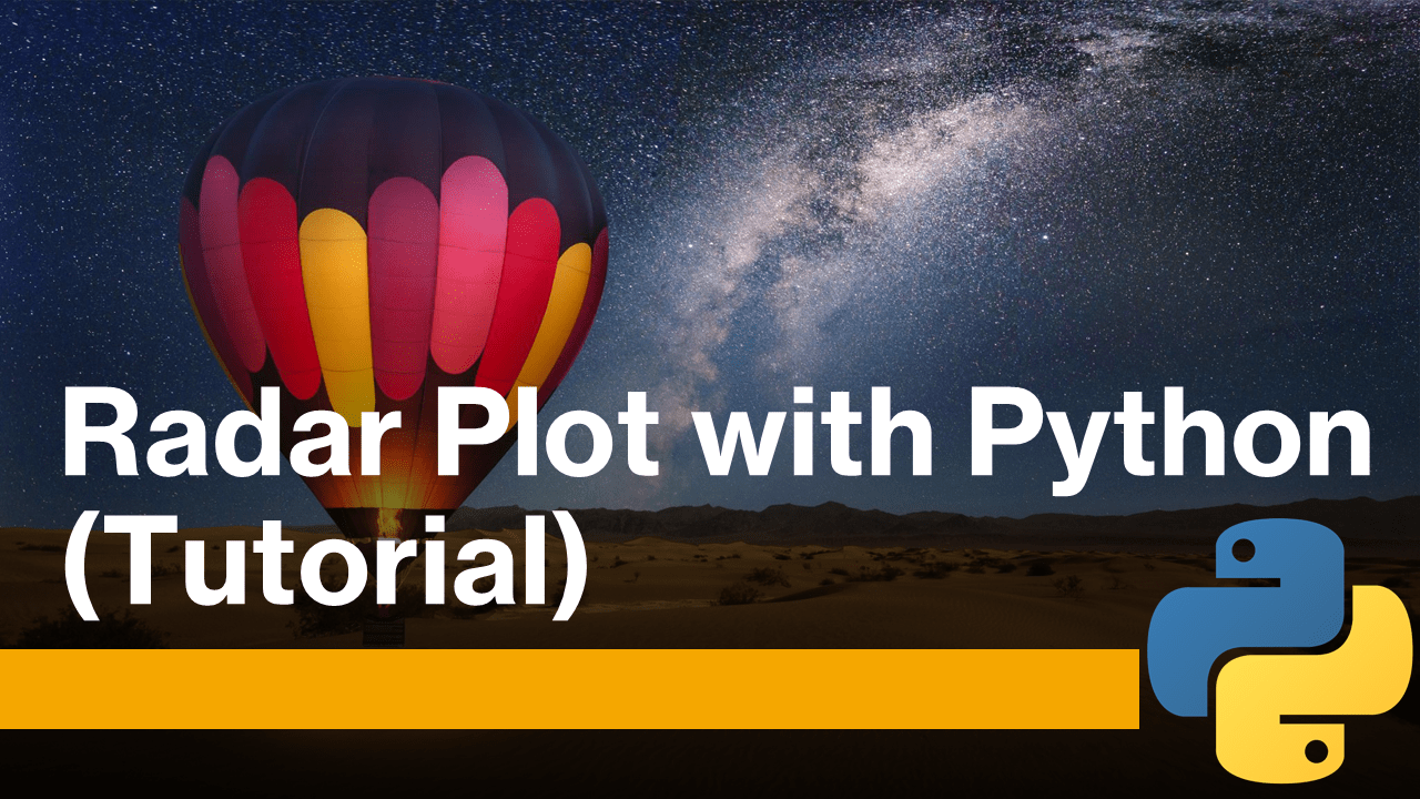 Radar Plot using Python
