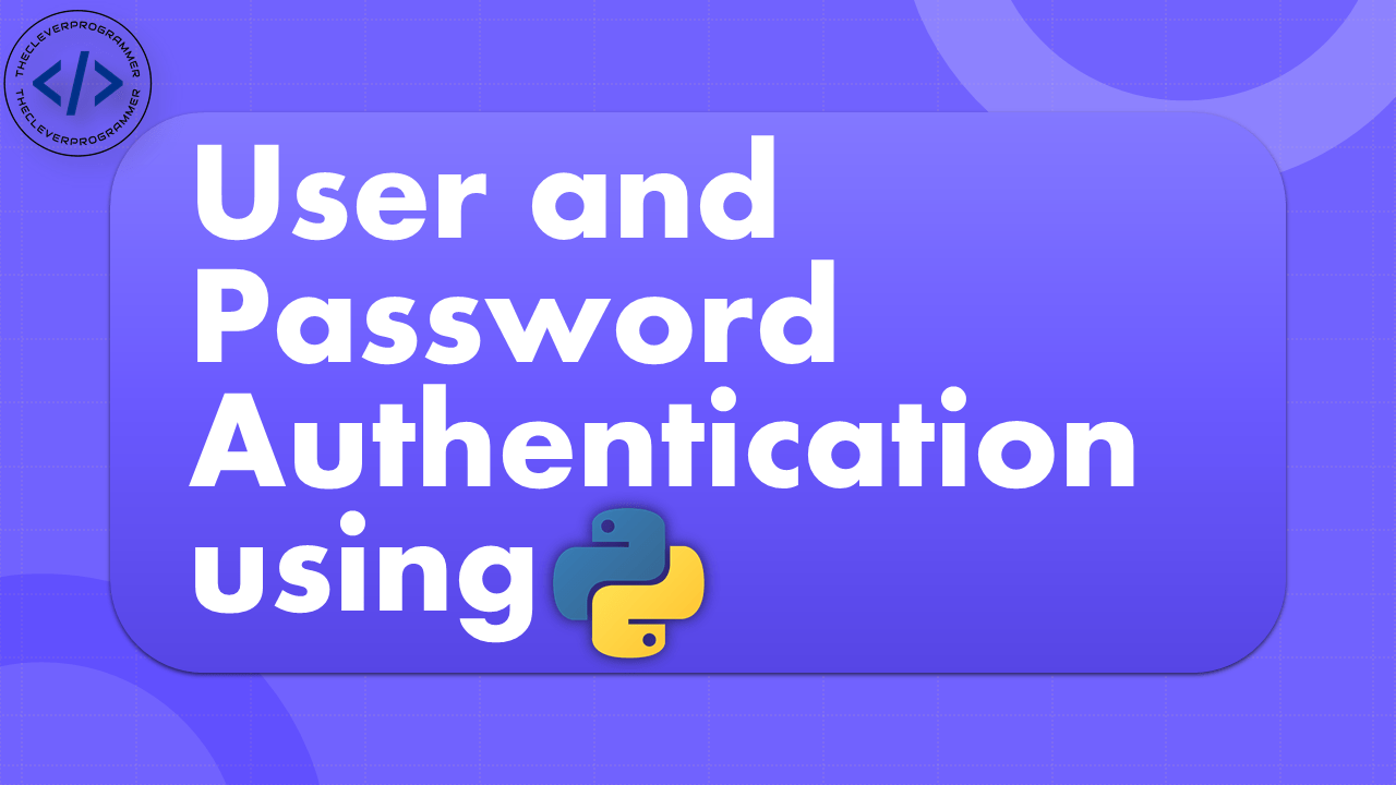 Password Authentication using Python