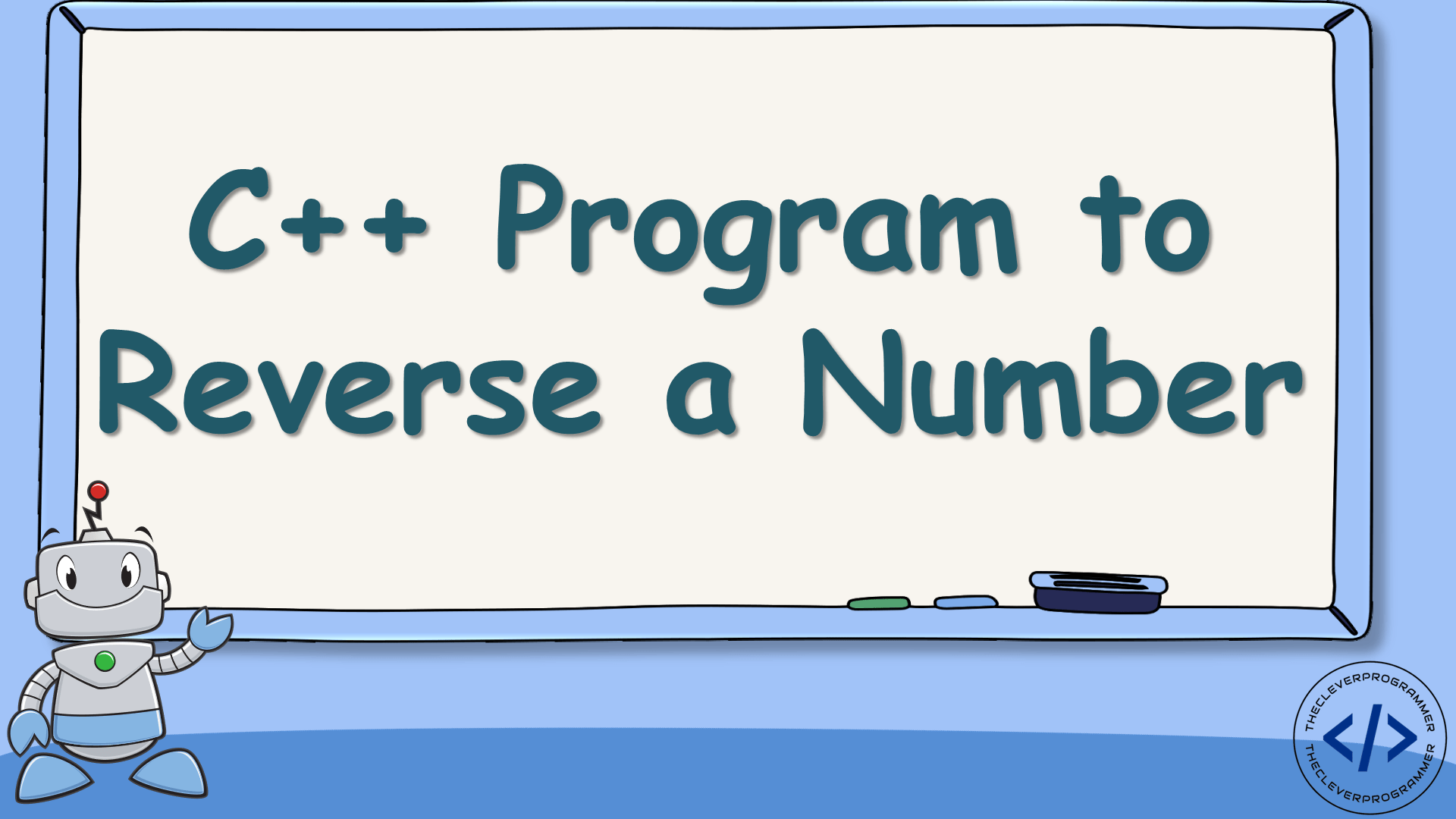 Reverse a Number using C++