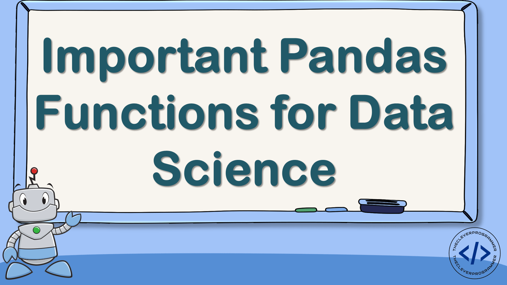 Important Pandas Functions for Data Science