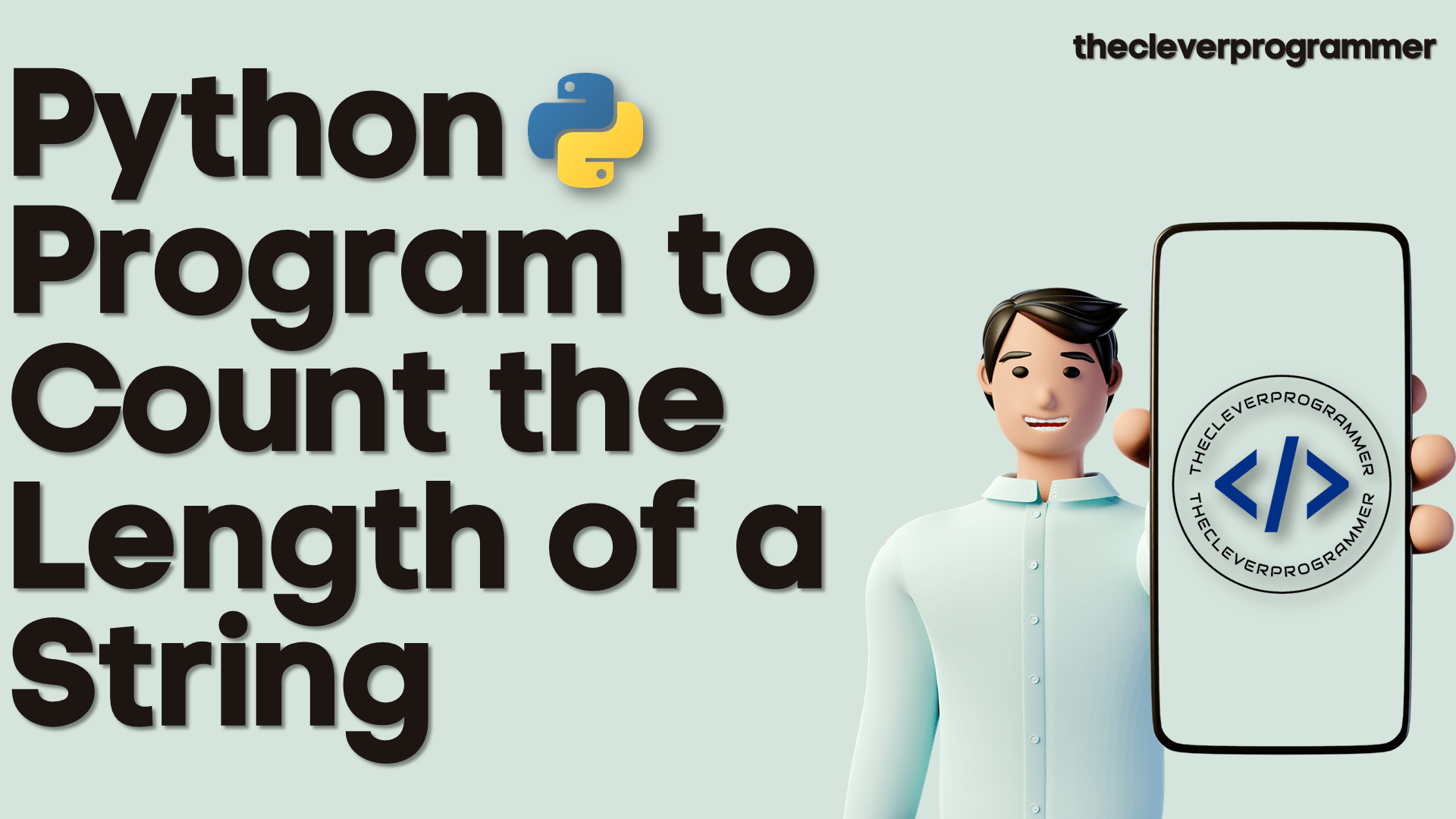 Count Length of a String using Python