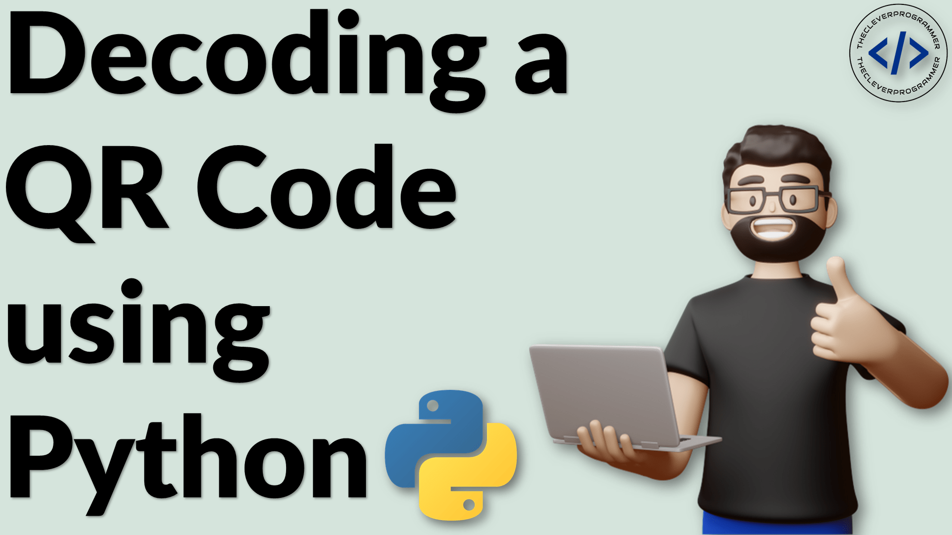 Decode a QR Code using Python