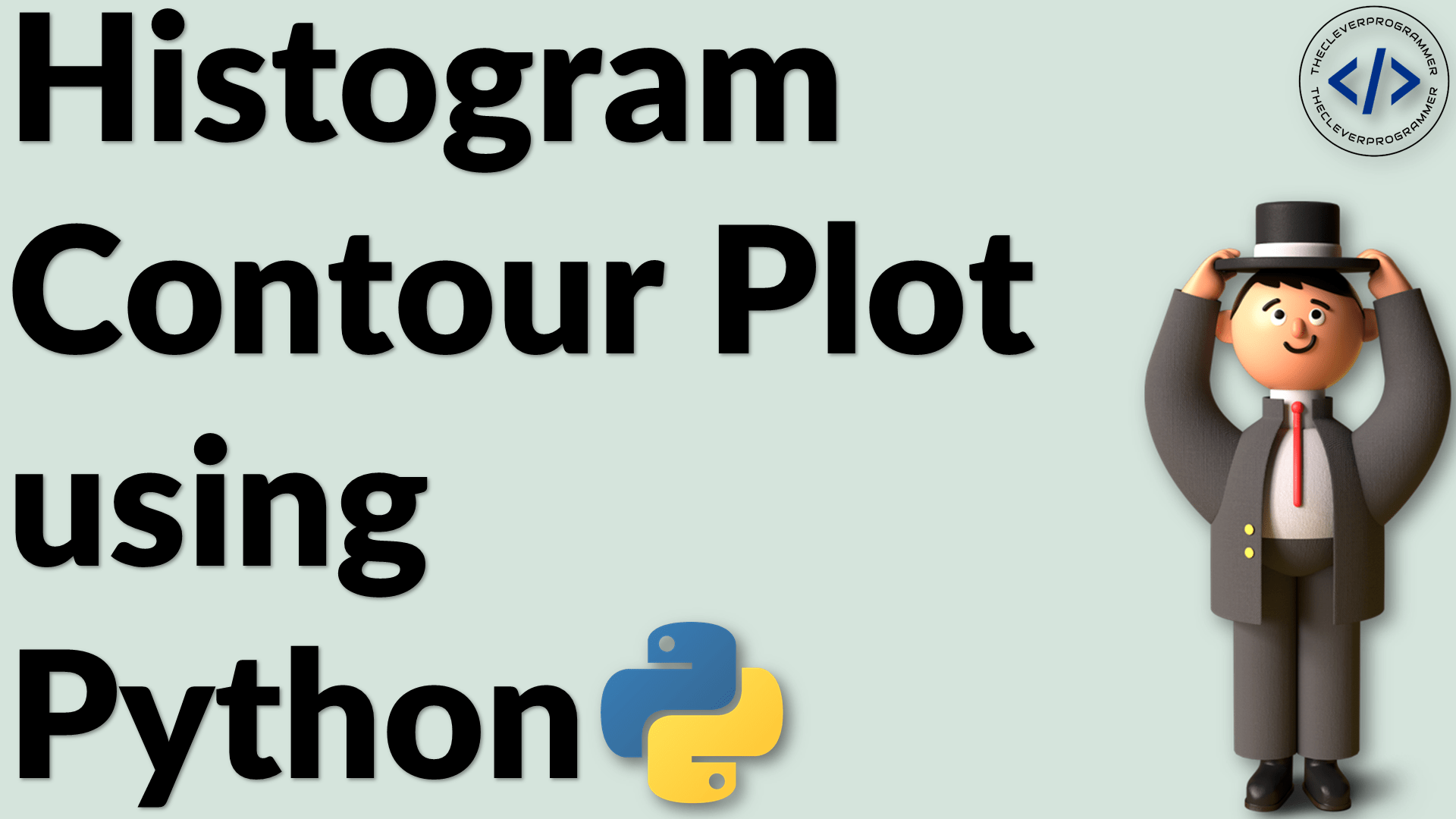 Histogram Contour Plot using Python