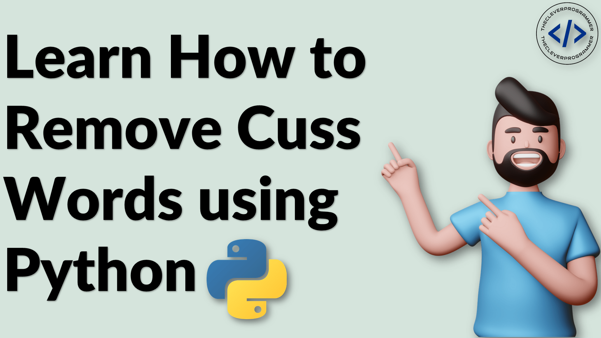 Remove Cuss Words using Python