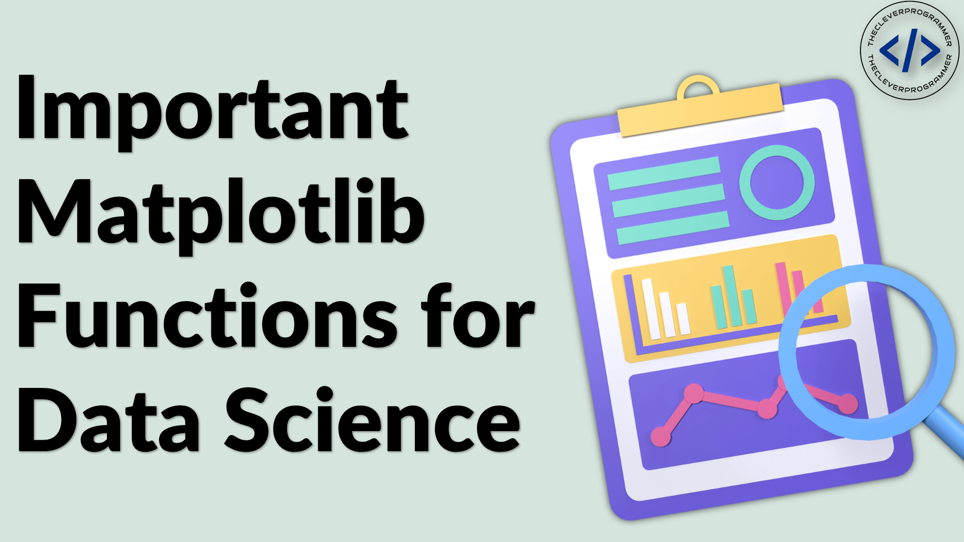 Important Matplotlib Functions for Data Science
