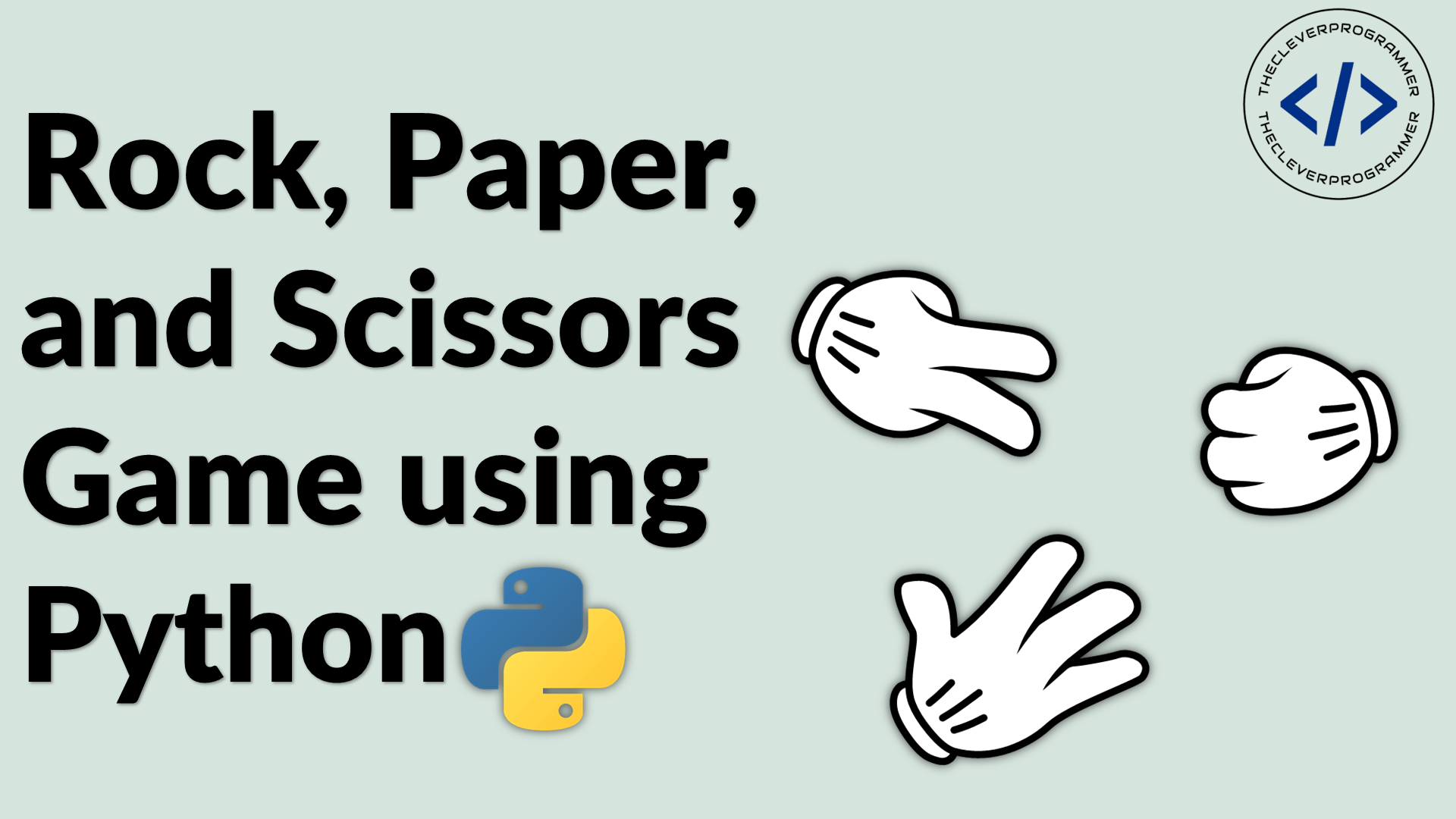 Rock Paper Scissors Game using Python