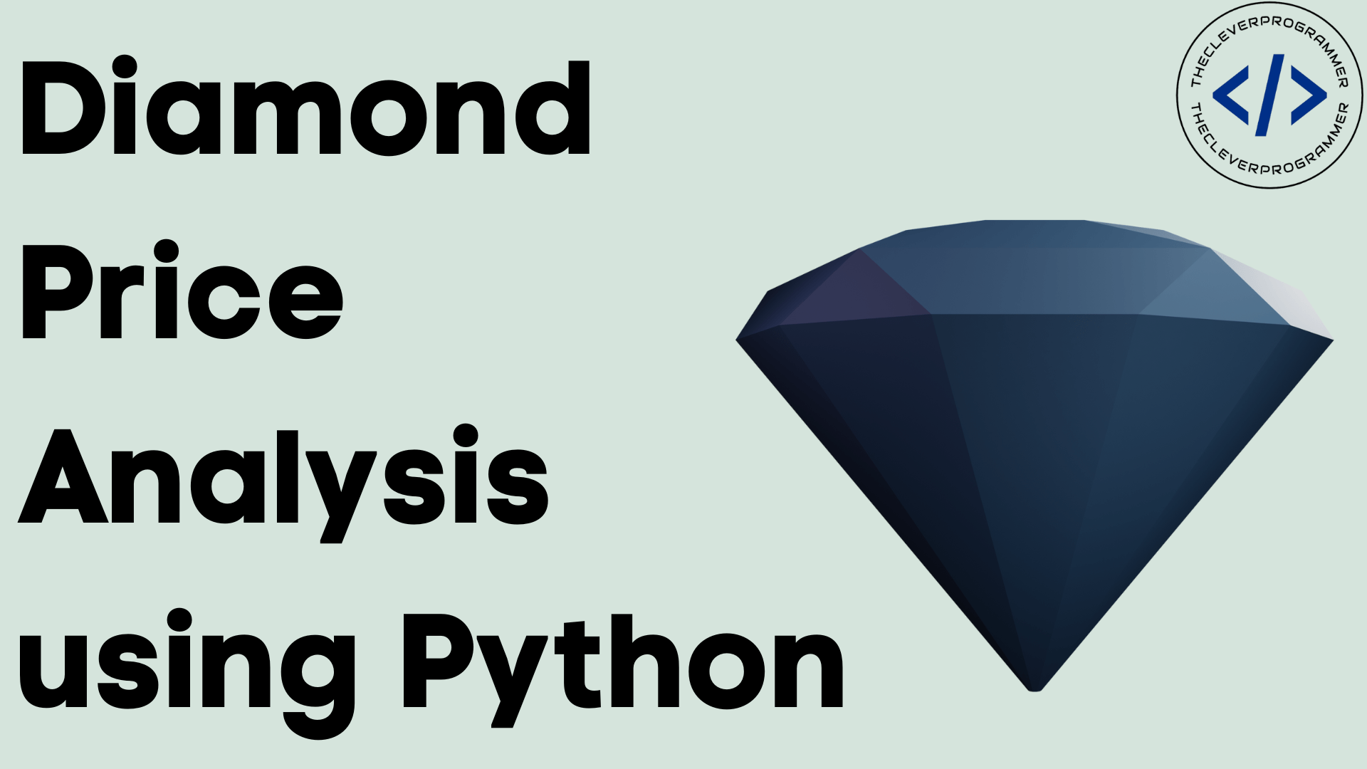 Diamond Price Analysis using Python