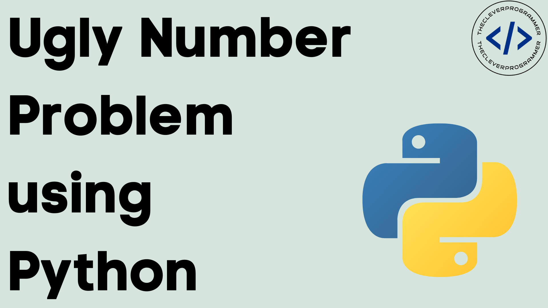 Ugly Number using Python