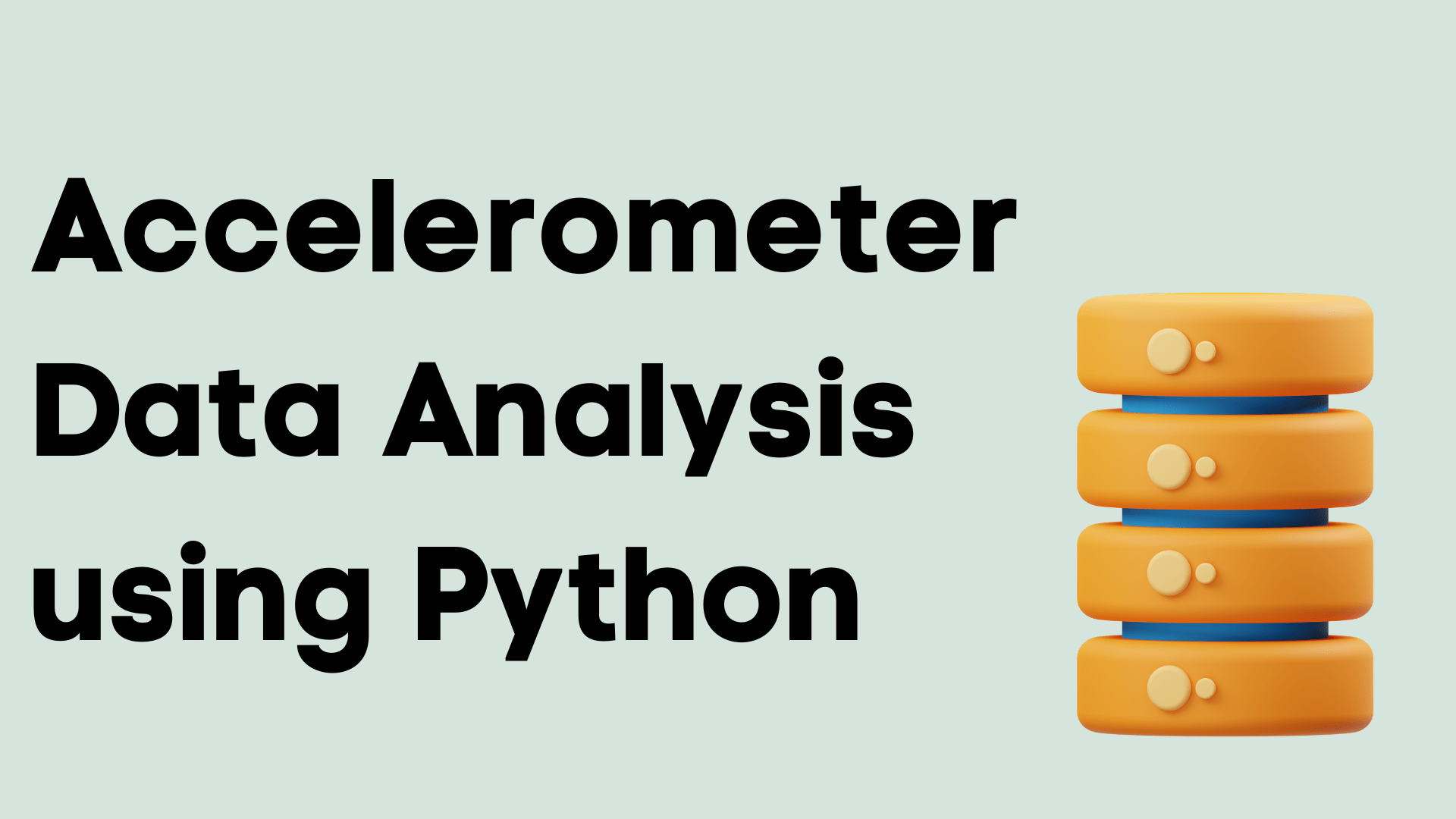 Accelerometer Data Analysis using Python