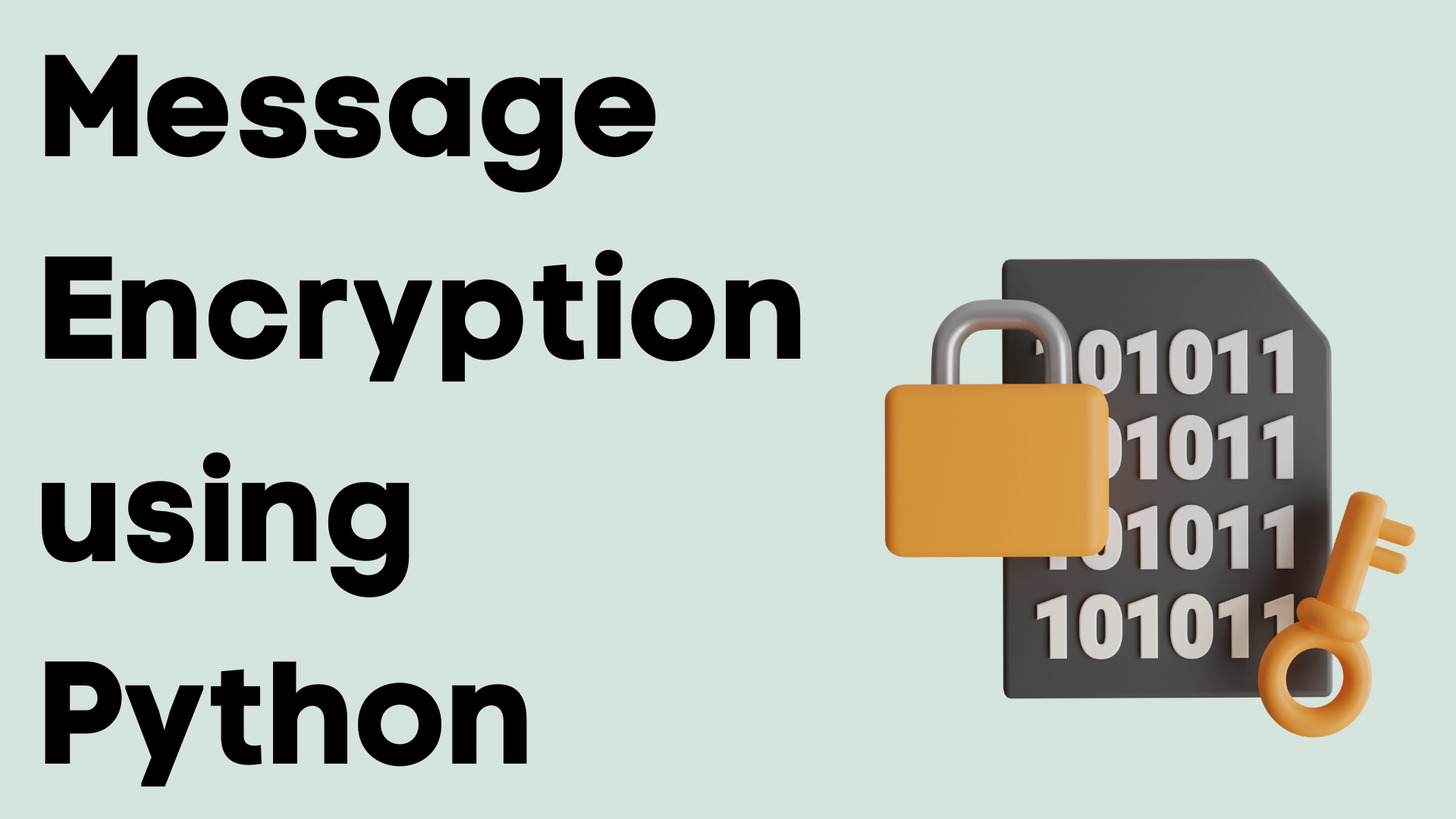 Message Encryption using Python