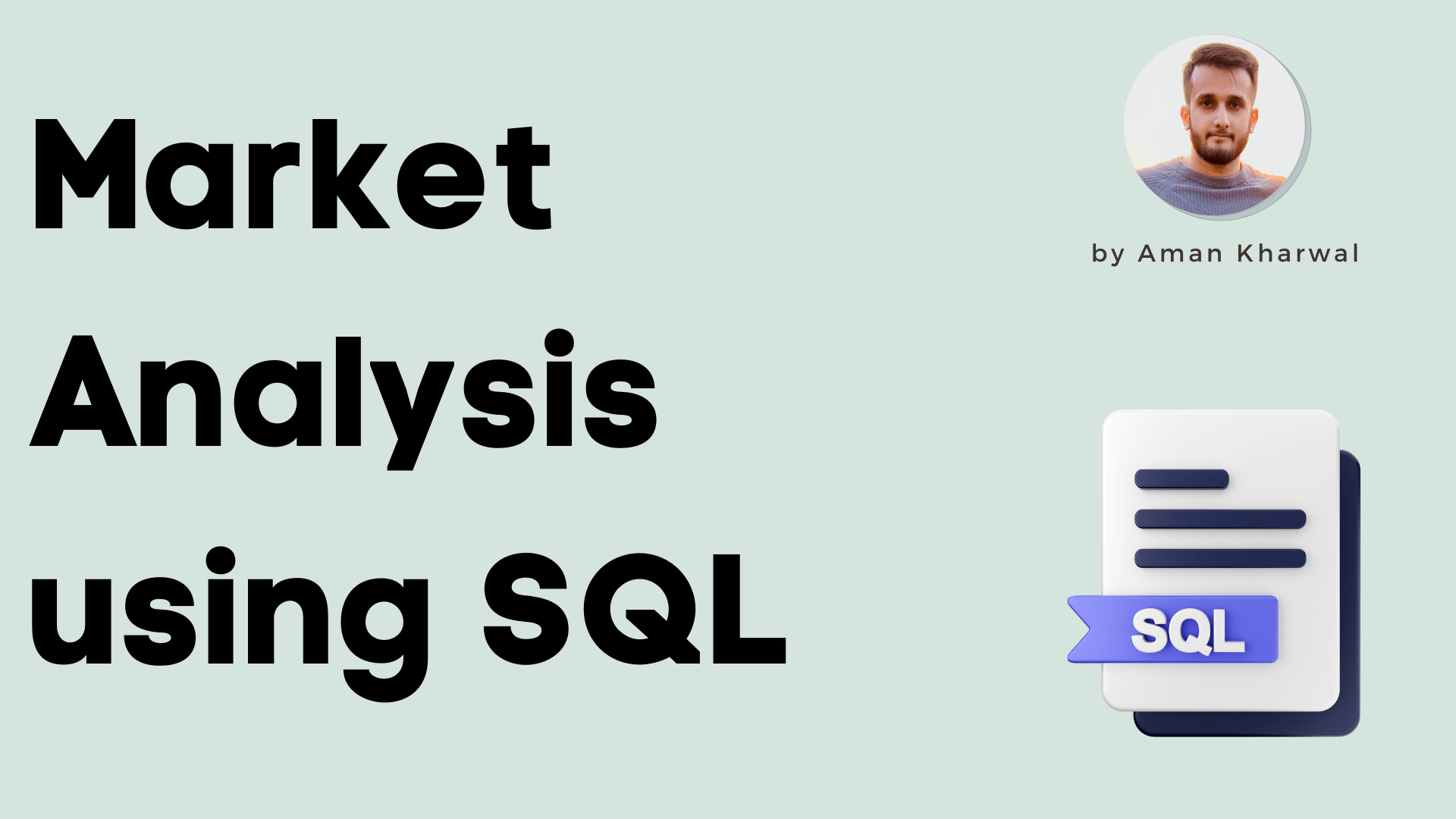 Market Analysis using SQL
