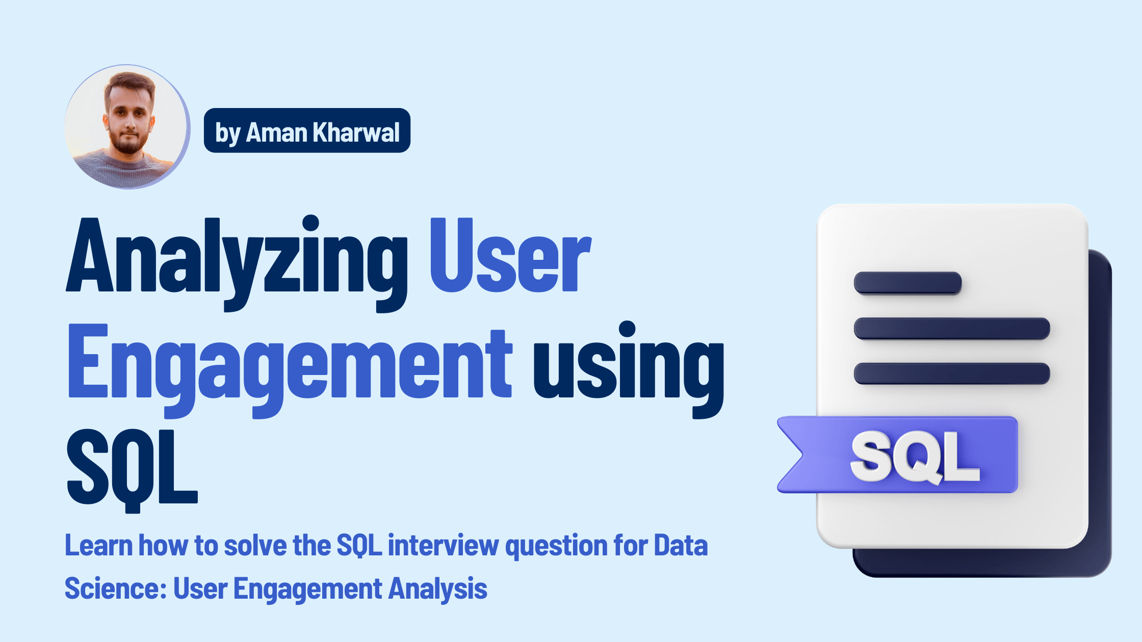 User Engagement Analysis using SQL