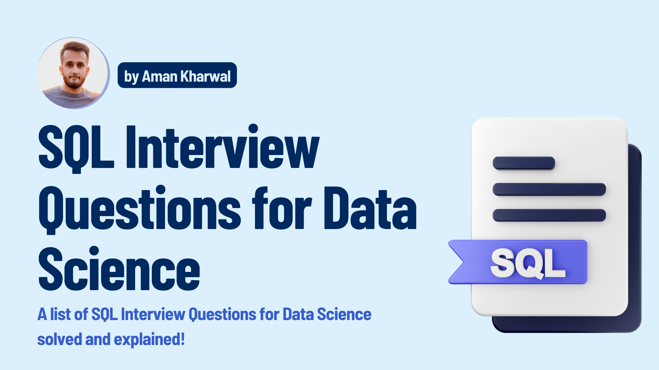 SQL Interview Questions for Data Science