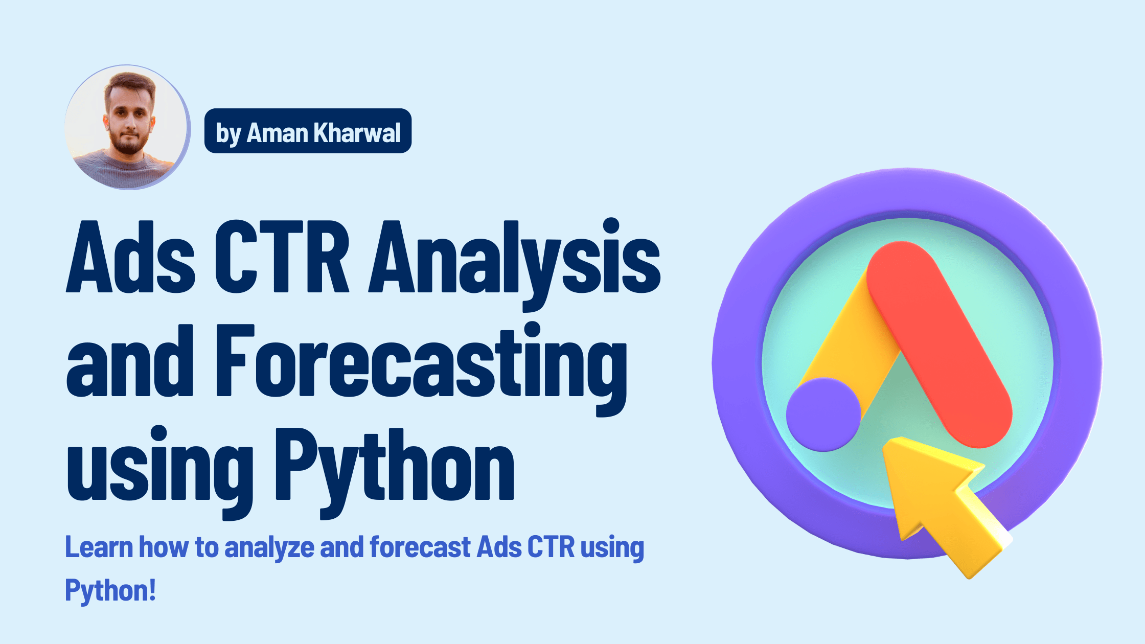Ads CTR Forecasting using Python