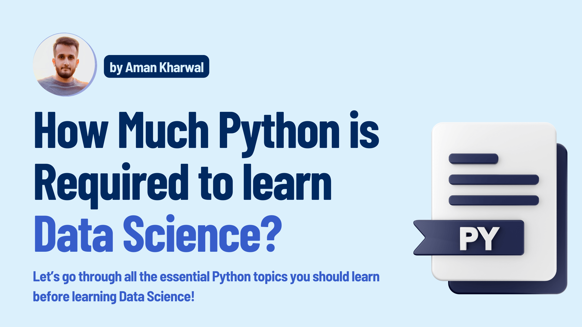 How Much Python is Required to Learn Data Science