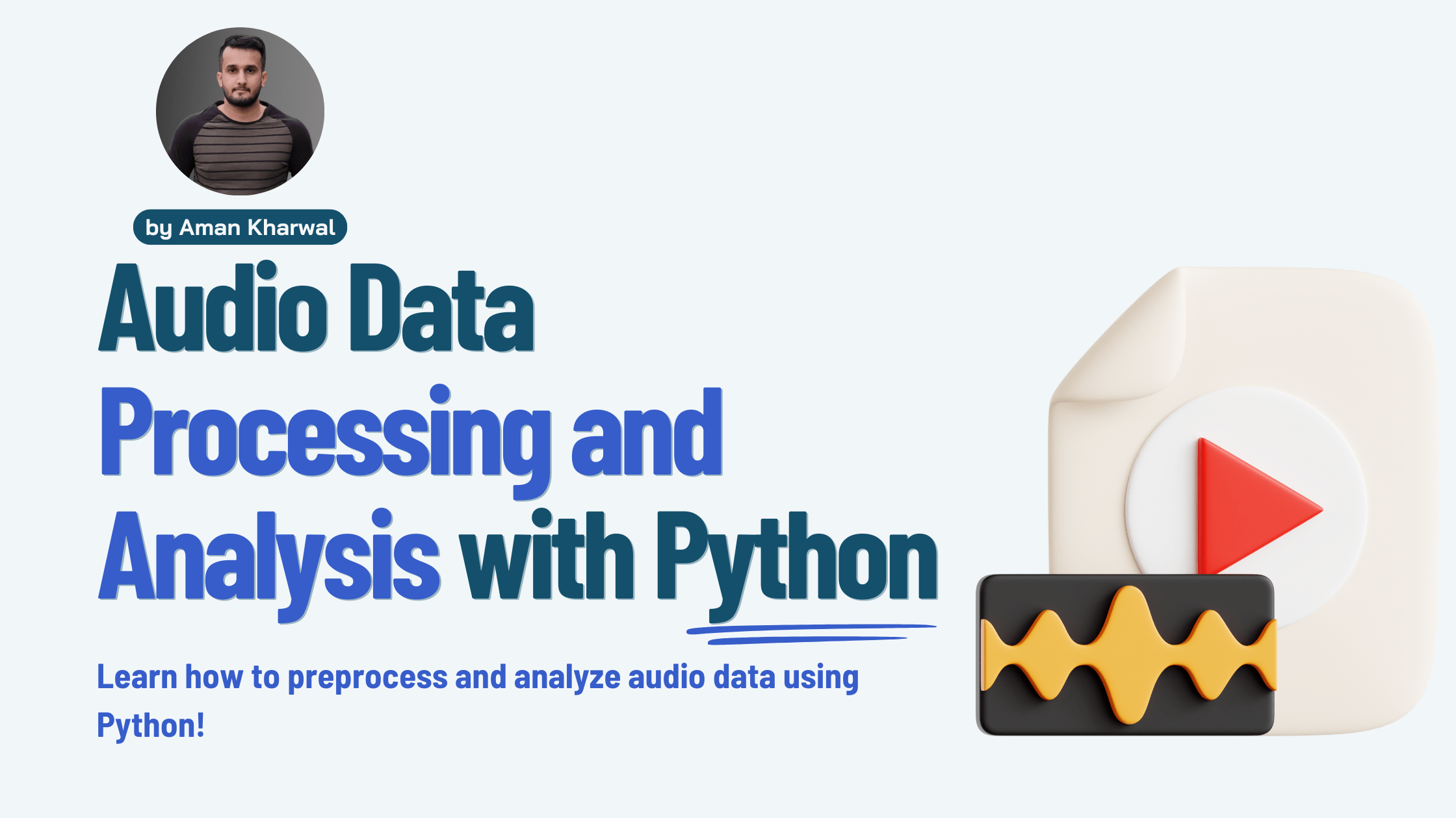 Audio Data Processing and Analysis with Python