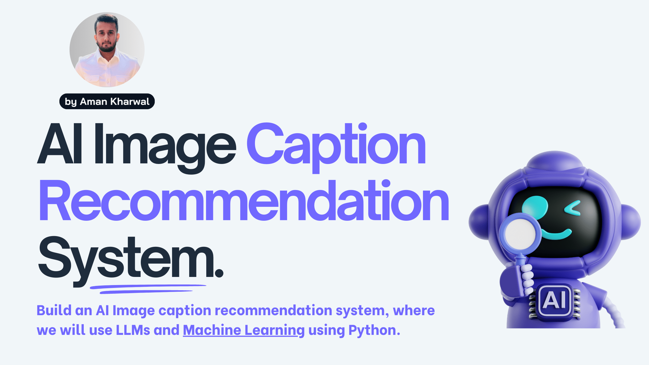 AI Image Caption Recommendation System