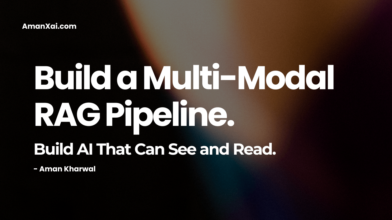 Multi-Modal RAG Pipeline