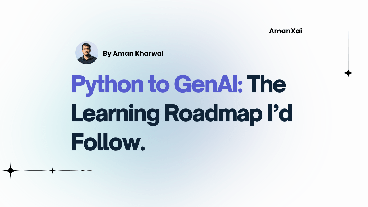 Learning Resources I’d Follow to Go From Python to GenAI