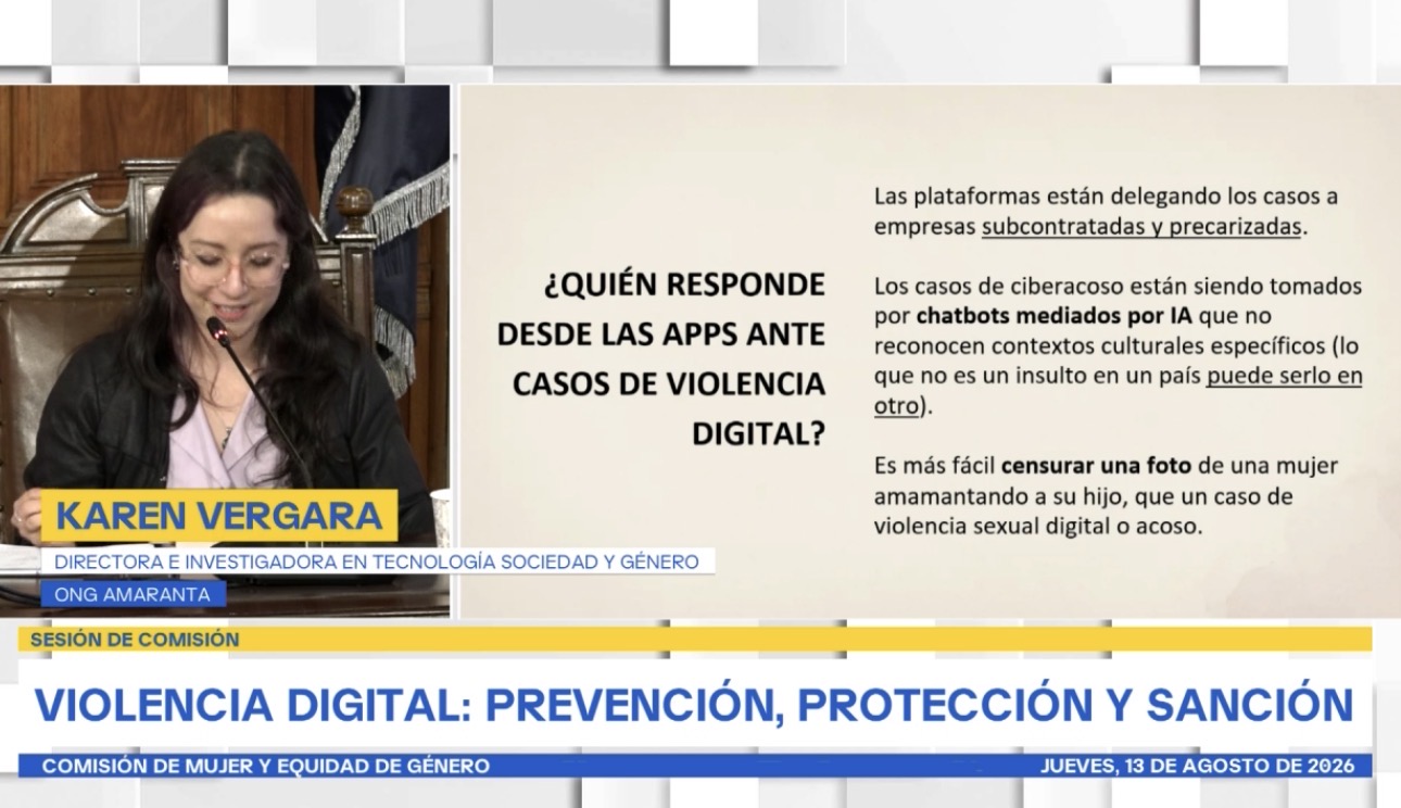 Expusimos en el Congreso sobre Violencia Digital de Género
