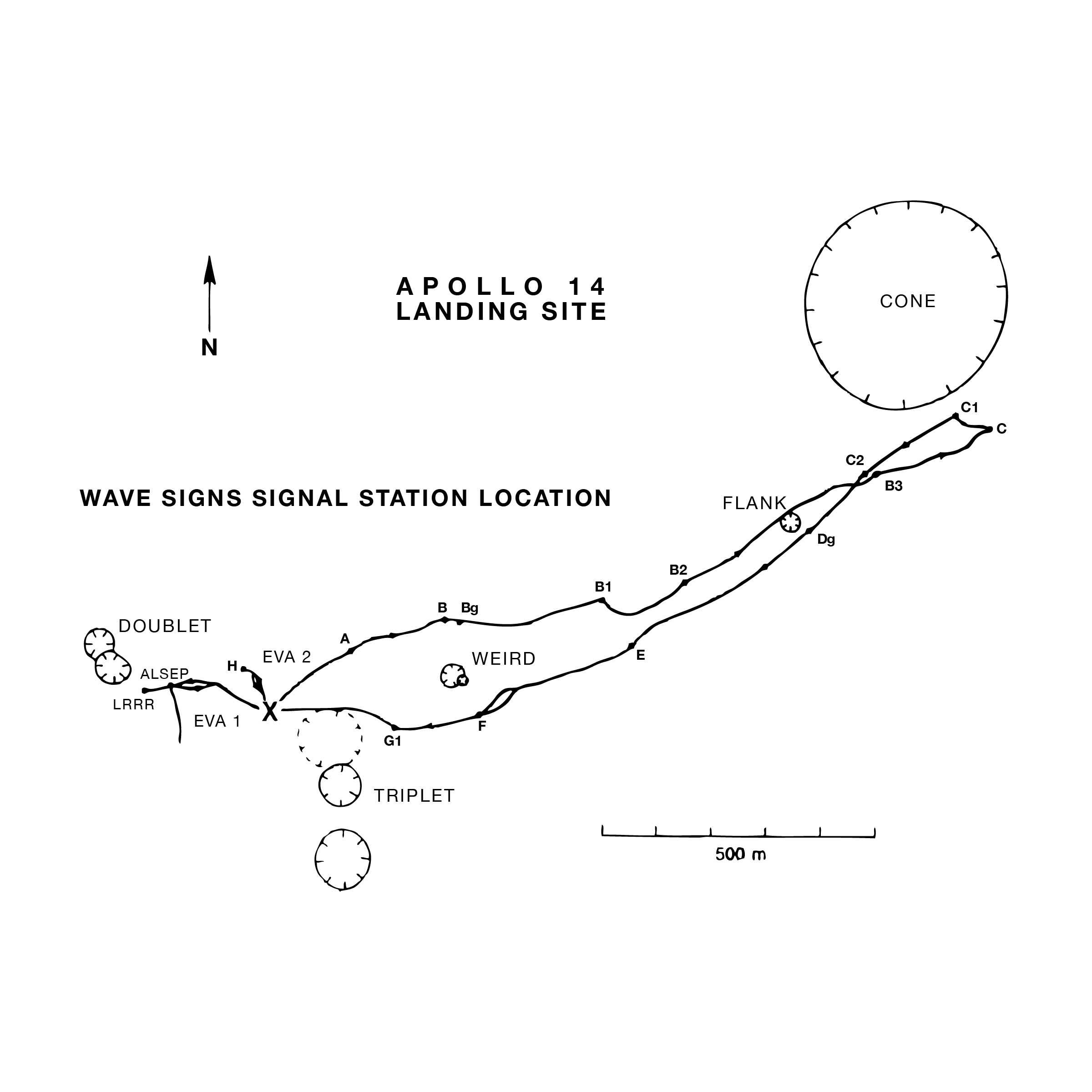 Graphic laser-engraved on the scale model of our lunar payload, instructing astronauts on where to deposit the box of solar panels and digital radio antennas.