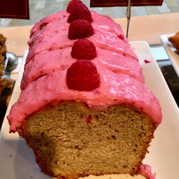 Home-made Raspberry and Lemon Cake, Amaretto Deli