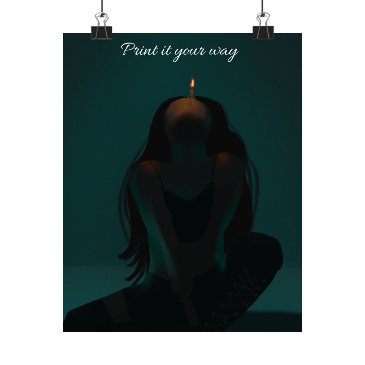 Customizable Matte Vertical Poster