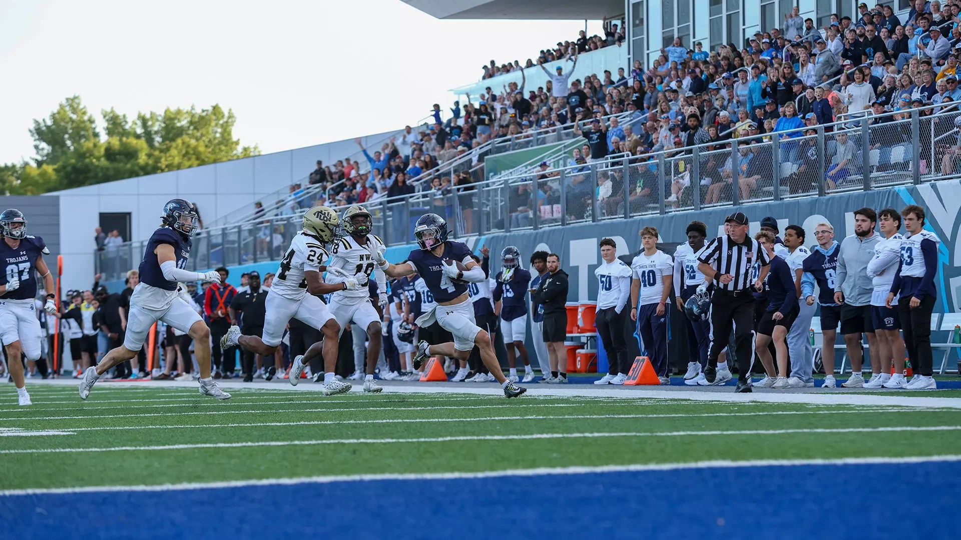 DSU Football Rolls Past Nebraska Wesleyan 52-0