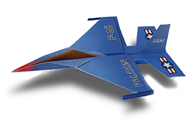Flying across the world and carrying thousands of passengers each year, the airbus is an exciting addition to the world of aircraft design. F 16 Falcon Paper Airplane Folding Instructions