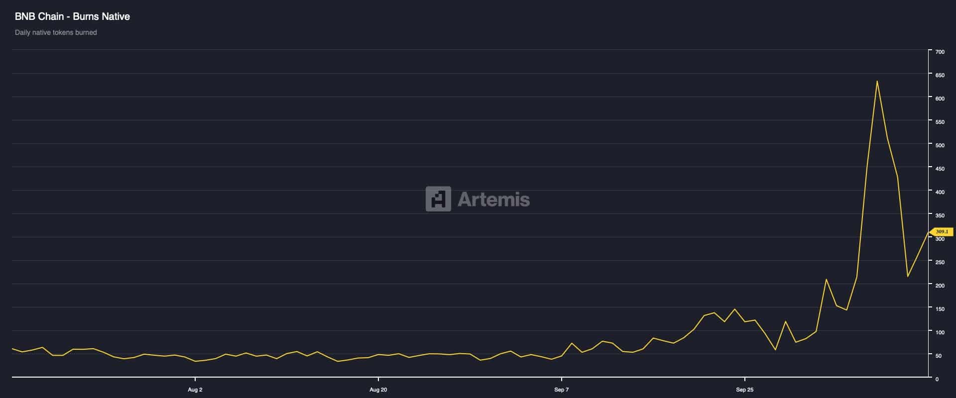 BNB Chain - Burns Native