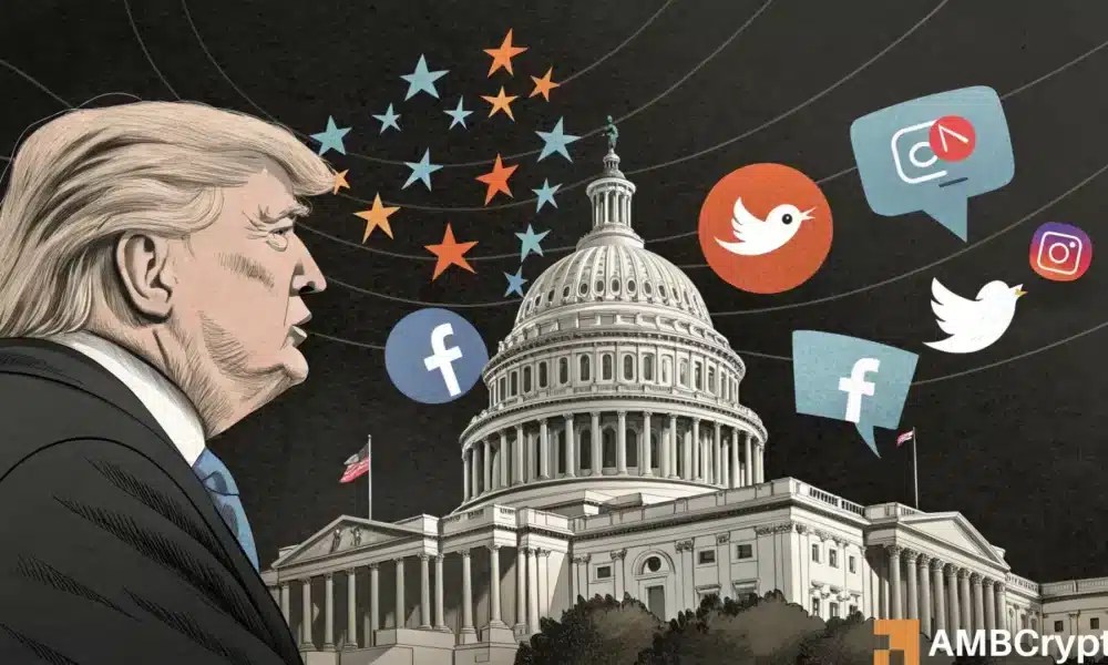 TRUMP memecoin jumps 15% – What traders should watch next