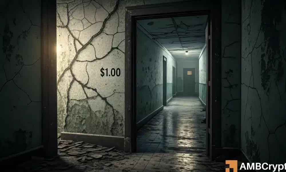 Here’s why SUI’s failure at $1 might be a sign of more downside for altcoin