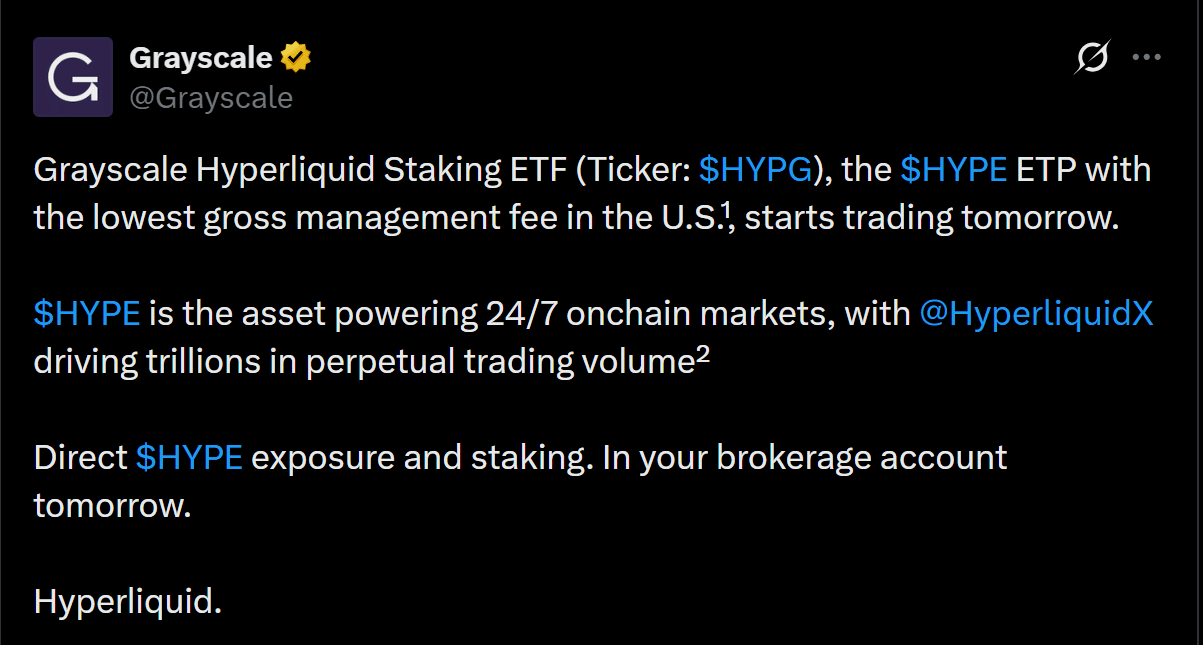 Les baleines hyperliquides achètent 41 millions de dollars en HYPE – La demande d'ETF peut-elle soutenir les gains ? Les baleines hyperliquides achètent 41 millions de dollars en HYPE – La demande d'ETF peut-elle soutenir les gains ?