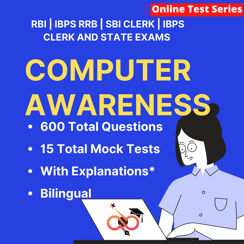 Computer Awareness Online Mock Tests for RBI, SBI, IBPS and Other Exams
