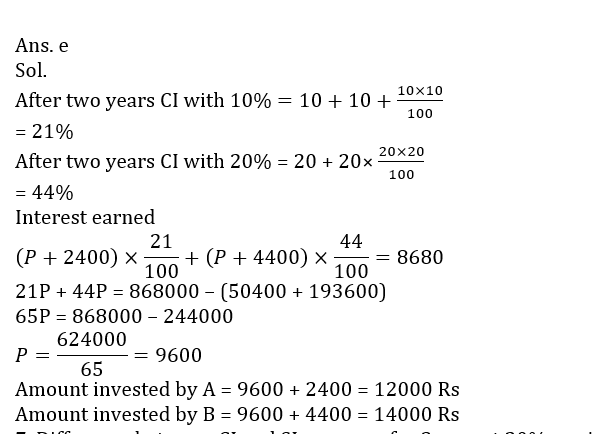 Simple and Compound Interest for IBPS , SBI , RBI | Quantitative ...