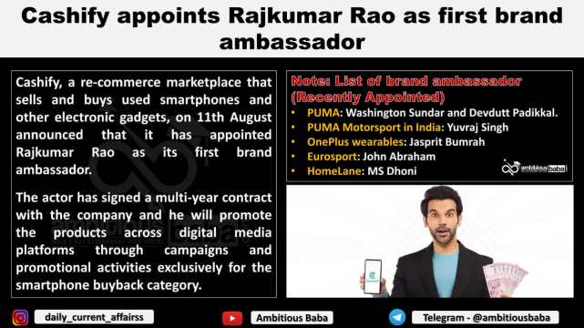 Cashify appoints Rajkummar Rao as first brand ambassador