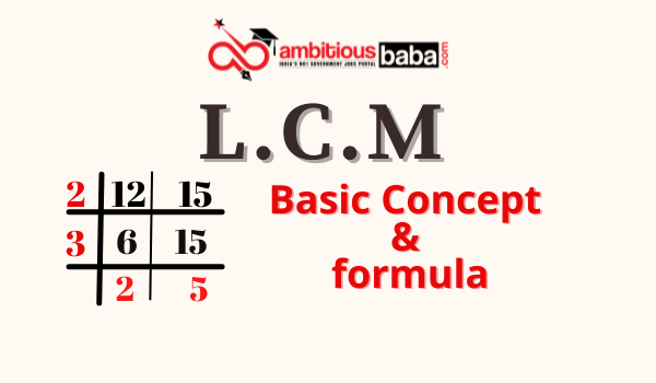 L.C.M concepts and formula