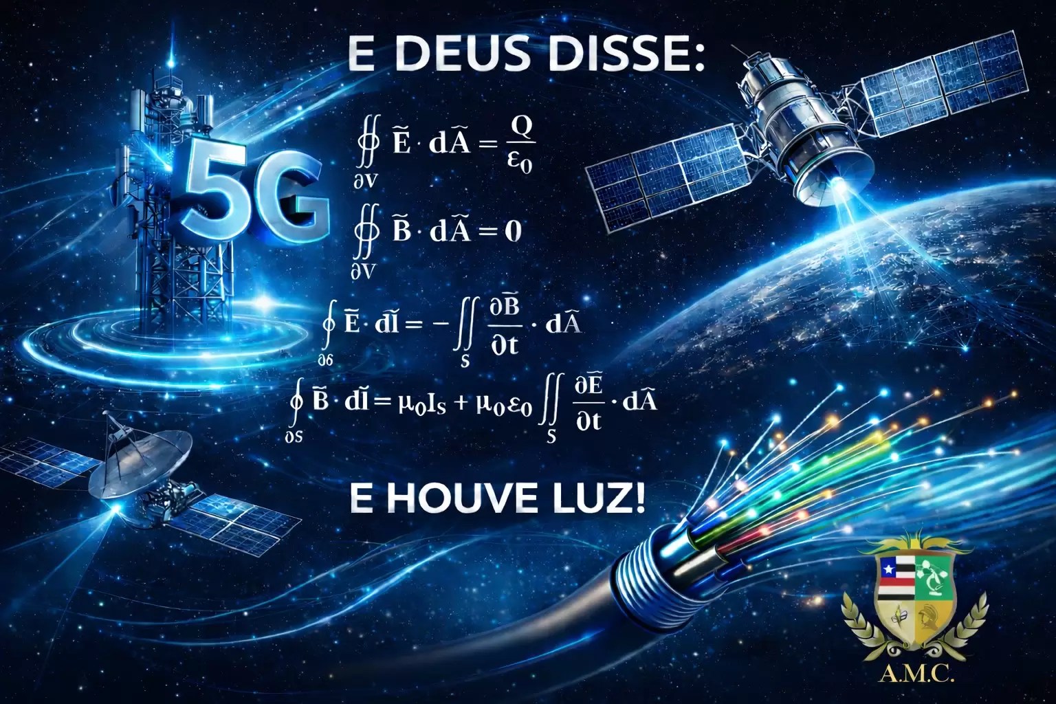 E Deus disse: Haja luz; e houve luz.