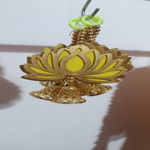 Yellow Lotus with Bell