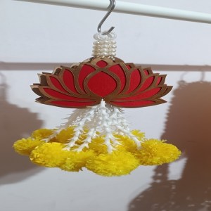 Red Lotus with Marigold