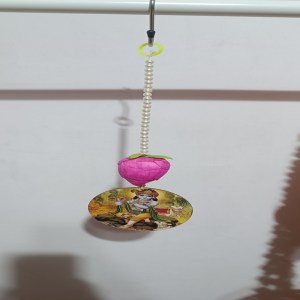 Krishna Cutout With Lotus Hangings